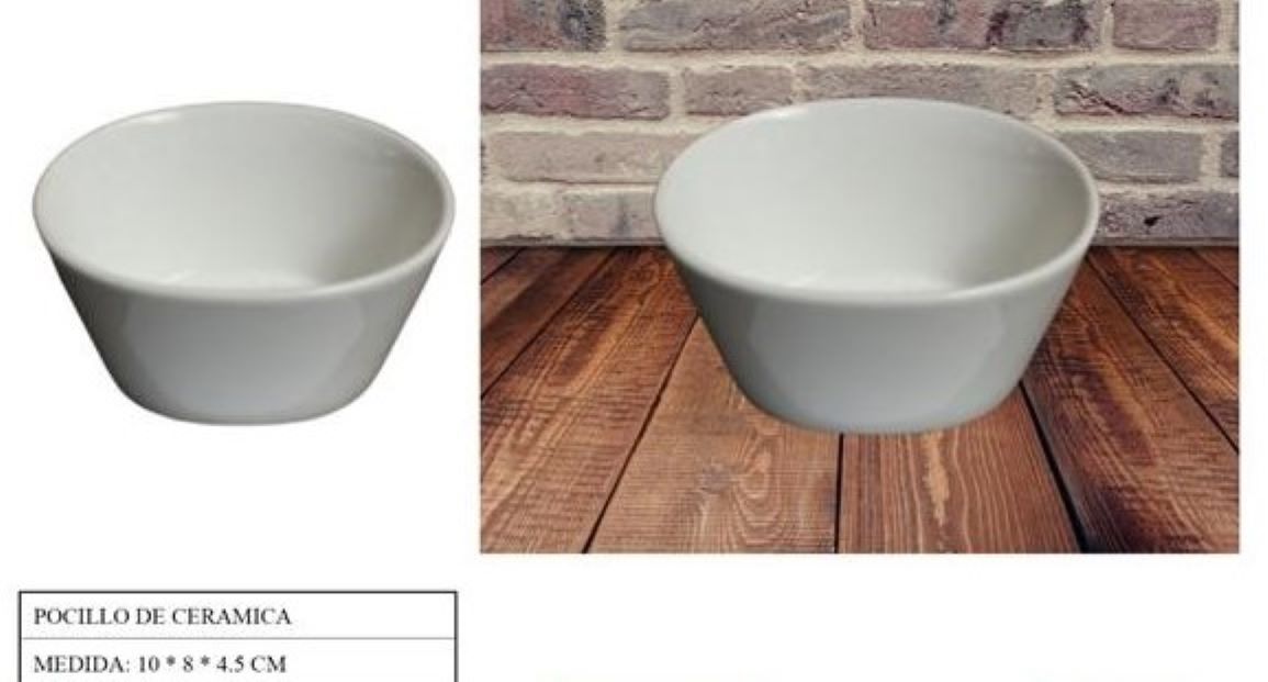 Pocillo De Ceramica 10*8*4.5cm