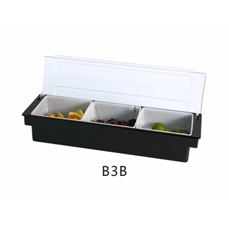 Bandeja Garnish 3 Compartimientos