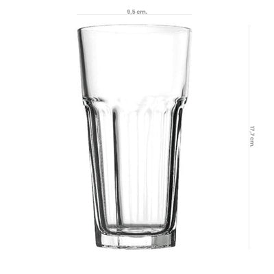 Vaso Vidrio Alto Templado Casablanca 645Cc Pasabahce