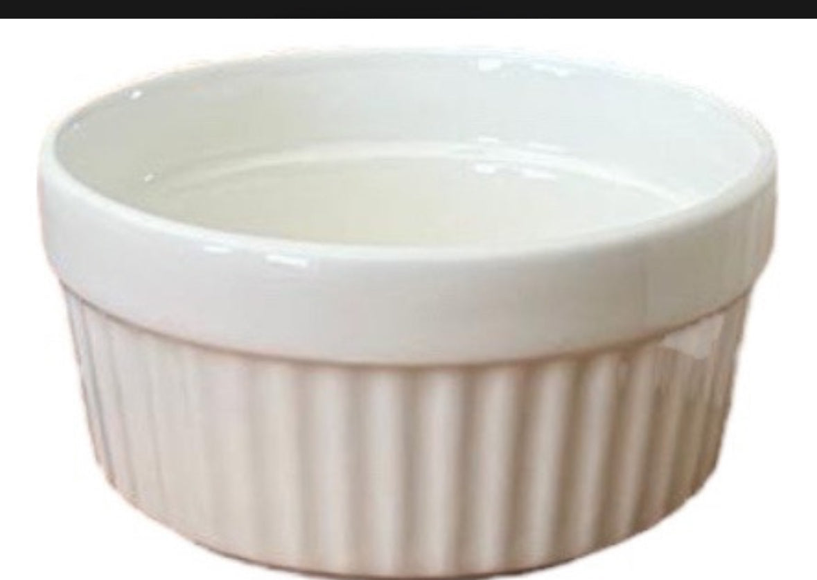 Ramekin blanco cerámica 3,5x9cm