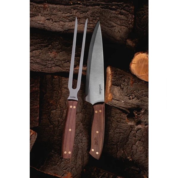 Set Parrillero Tenedor Y Cuchillo