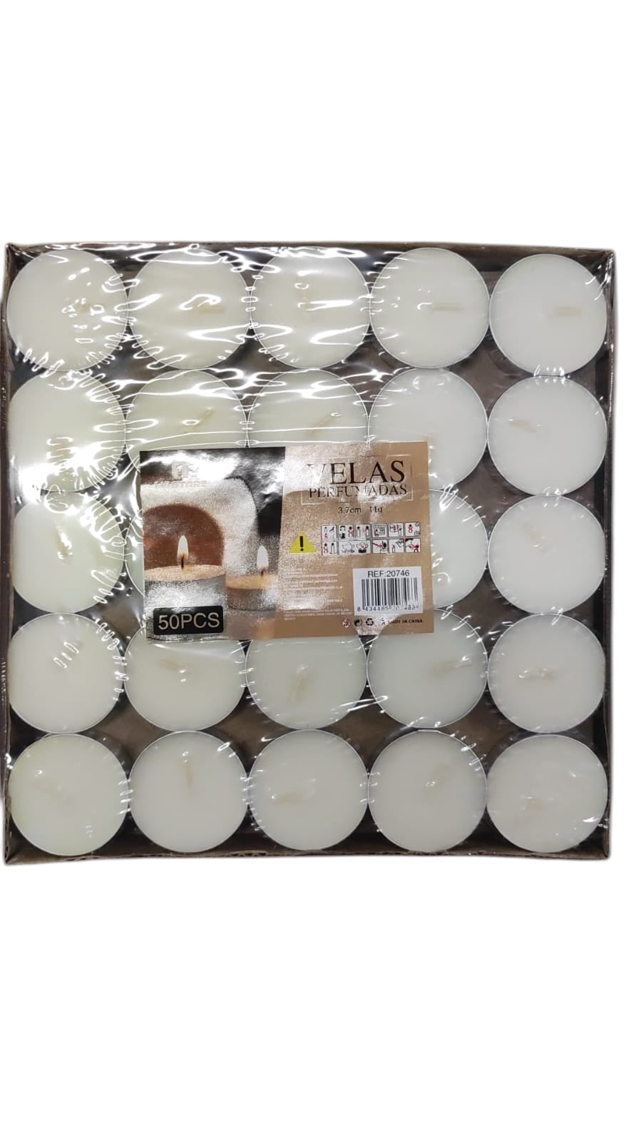 Pack De 50 Velas Perfumada 3.7cm