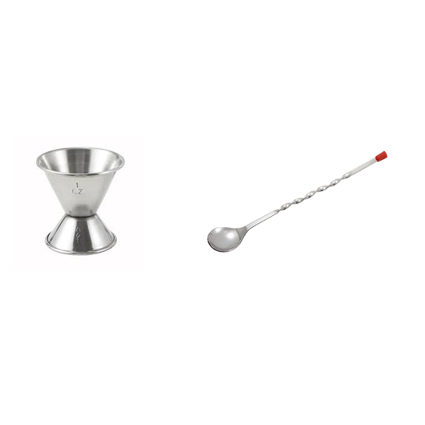 Set Pack Duo Coctel Cuchara + Medidor de liquidos