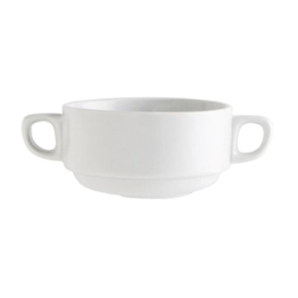 Taza Consome Porcelana Blanco 300cc Star Round
