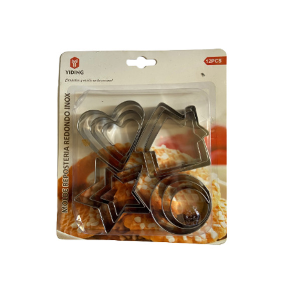 Set De Cortadores De Repostería 12 Pcs