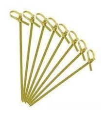 Brochetas / Palillos / Pincho De Bambú Coctel 7,5cm 100und