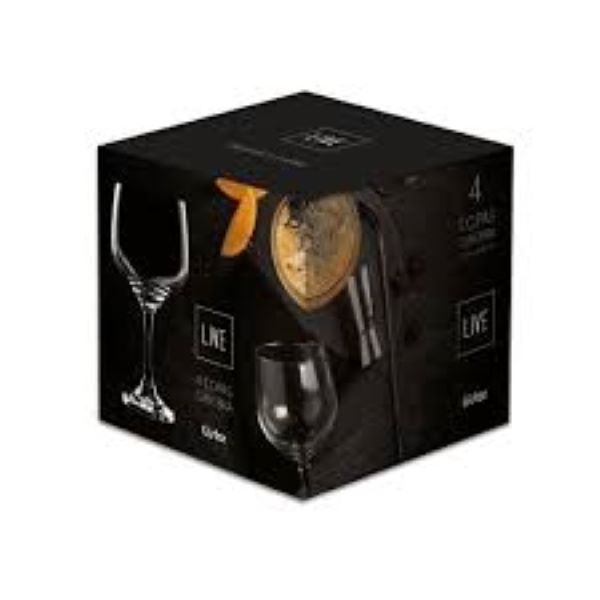 Set de 4 copas balon 653ml cristar