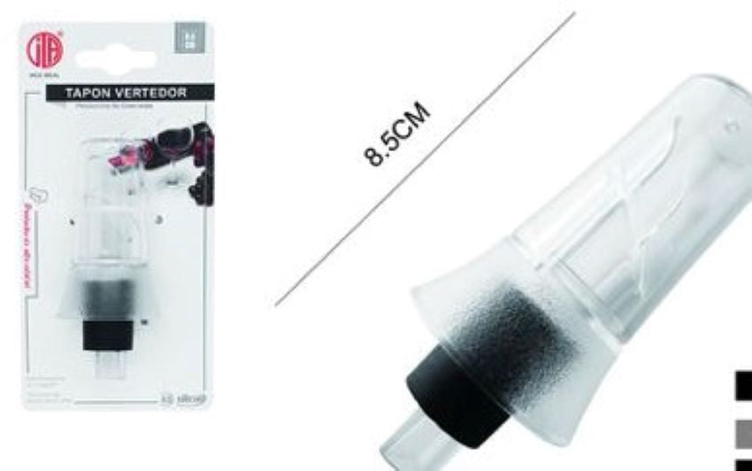 Tapón Vertedor De Vino Plástico Bar