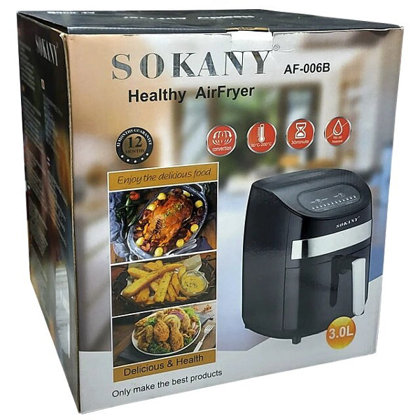 Freidora De Aire Sokany 3.5 L 1000W
