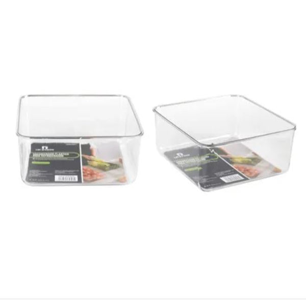 Caja Plástico Para Refrigerador Organizador 14x14x6cm