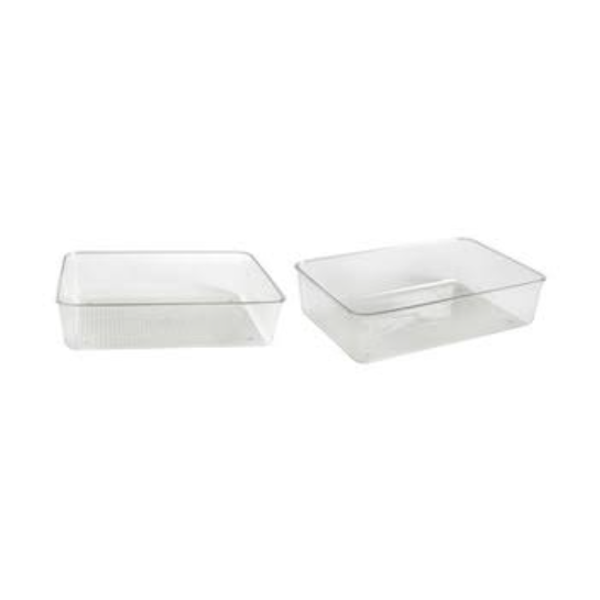 Caja Plástico Para Refrigerador Organizador 23x15,5x5,5cm