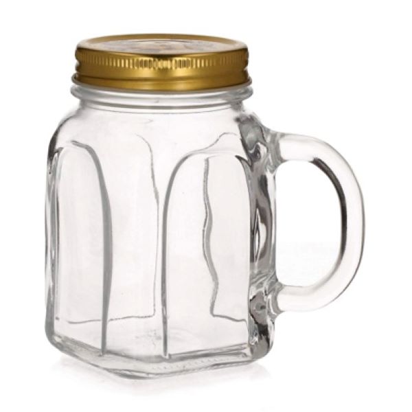 Vaso Jarro Vidrio Con Asa 450cc Pasabahce (sin Tapa)