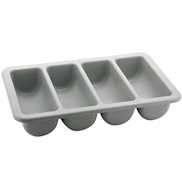 Organizador Cubierto Plástico Gris 4 Comp Sunnex