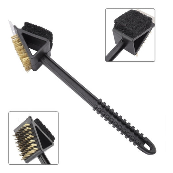 Cepillo Para Parrilla De Alambre De Cobre 3 En 1 Asado