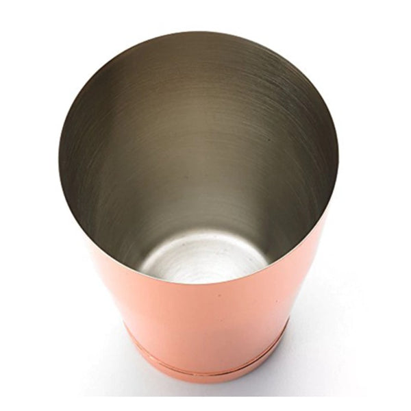 Coctelera Boston Cobre 30 Oz + Vaso Mezclador Vidrio