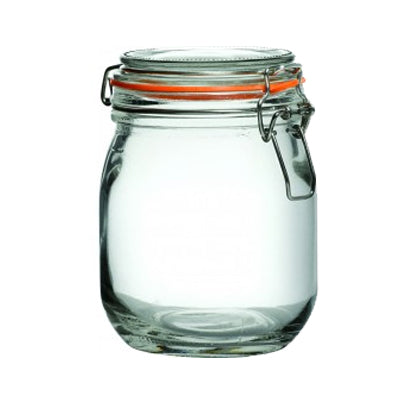 Frasco Vidrio Tapa Hermetica 750cc