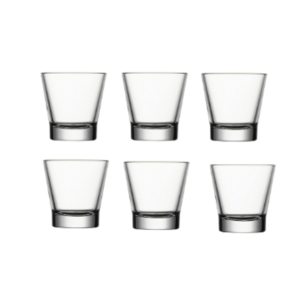 Set De 6 Vasos Vidrio Boston Shot 85Cc Pasabahce