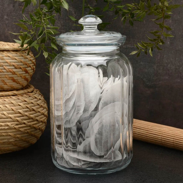 Jarro Con Tapa De Vidrio 1500Cc