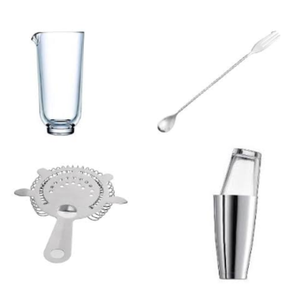 Set Bartender Mezclador Cocteles 5 Piezas