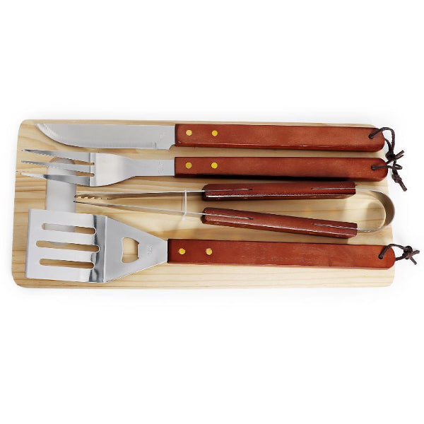 Set 5 Piezas Asados Utensilios Parrilla Regalo