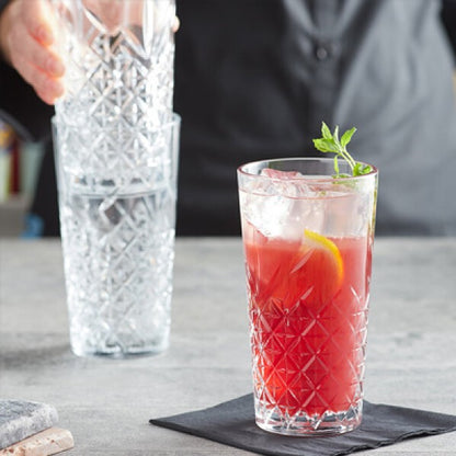 Vaso Vidrio Alto Apilable Timeless 350Cc