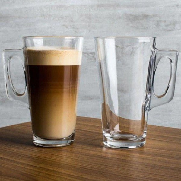 Vaso Vidrio Con Asa Café Templado Vela 250cc Pasabahce