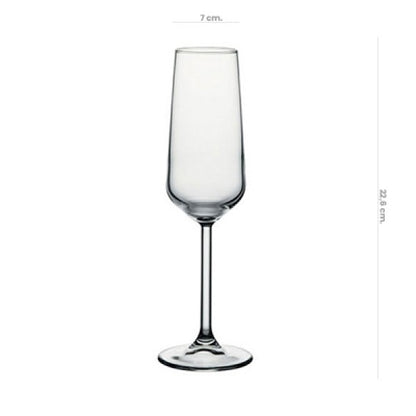 Copa Vidrio Espumante Allegra 195Cc