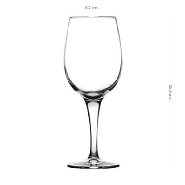 Copa Vidrio Templada Moda 435cc Pasabahce