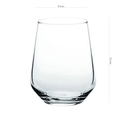 Vaso Vidrio Bajo Allegra 425cc