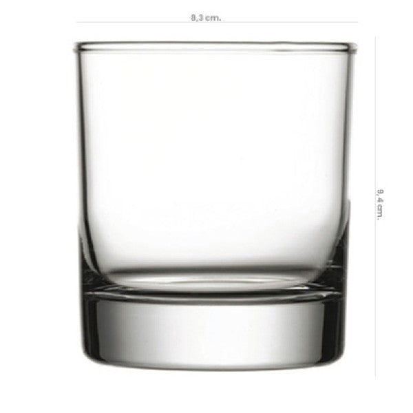 Vaso Vidrio Bajo Side 315cc Pasabahce