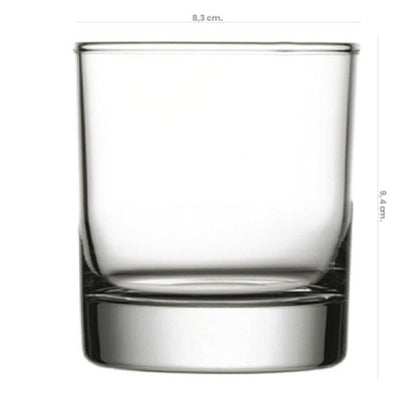 Vaso Vidrio Bajo Side 315cc Pasabahce