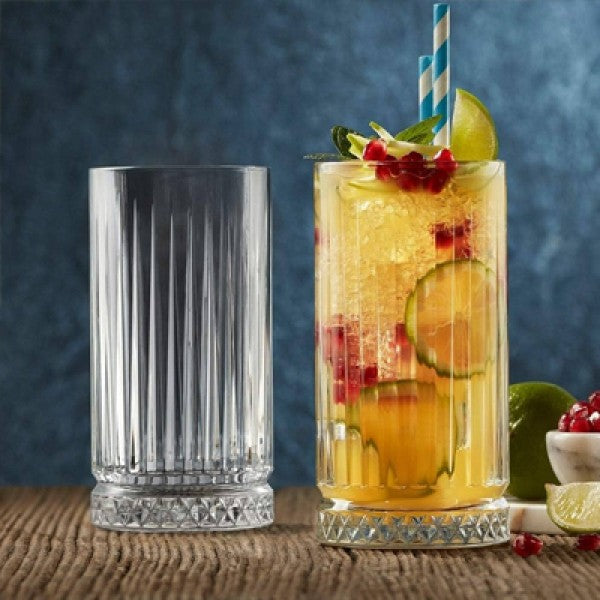 Set De 6 Vasos Vidrio Alto Elysia 445Cc Pasabahce