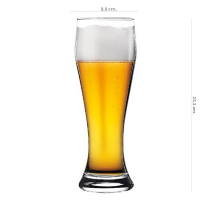 Vaso Garza Vidrio Cerveza W&P 665Cc