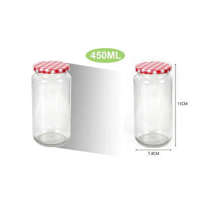 Frasco De Vidrio Con Tapa 450ml