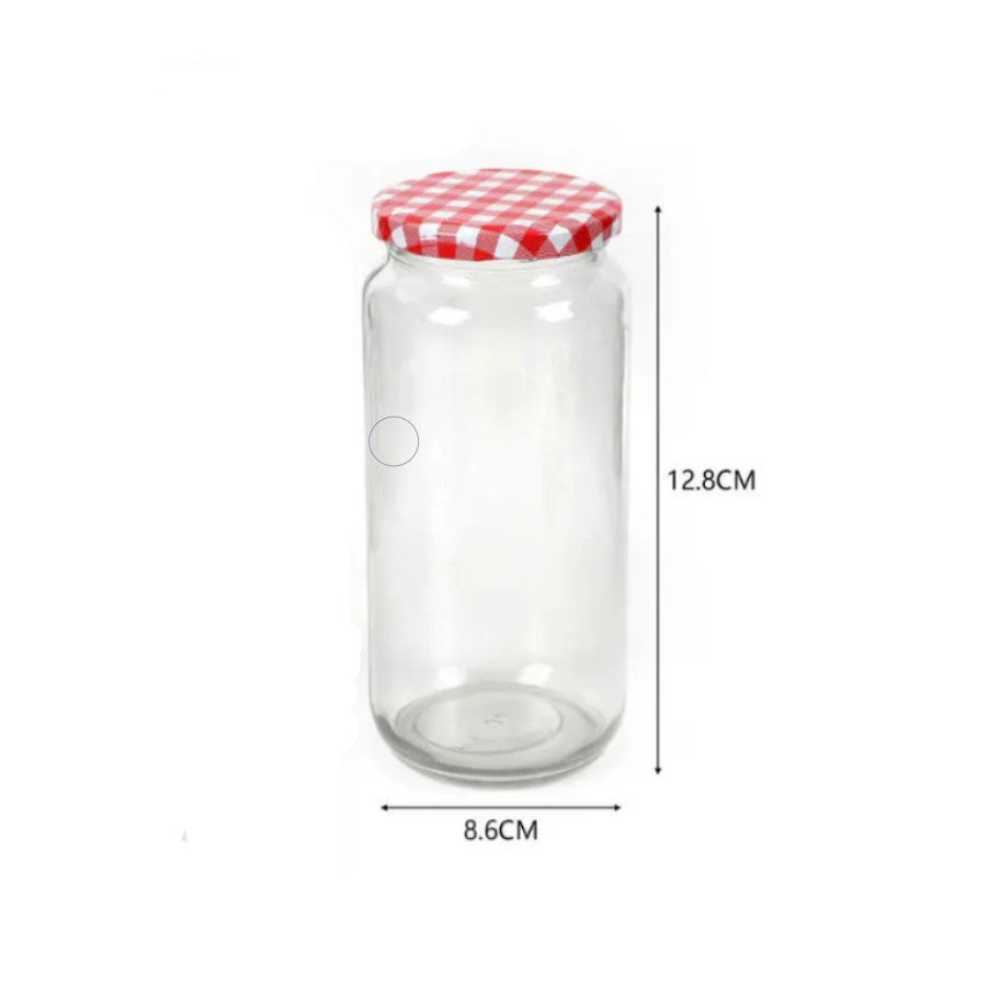 Frasco De Vidrio Con Tapa 500ml