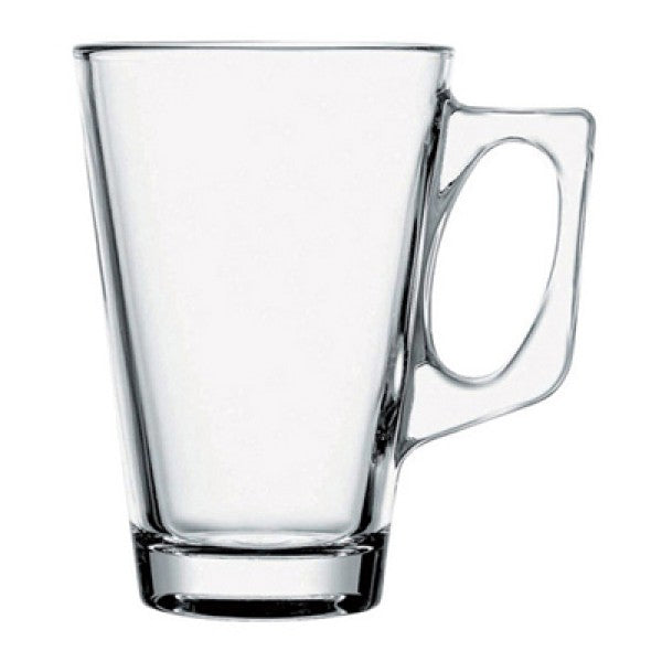 Vaso Vidrio Con Asa Café Templado Vela 250cc Pasabahce