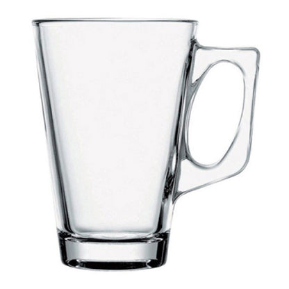 Vaso Vidrio Con Asa Café Templado Vela 250cc Pasabahce