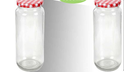 Frasco De Vidrio Con Tapa 500ml