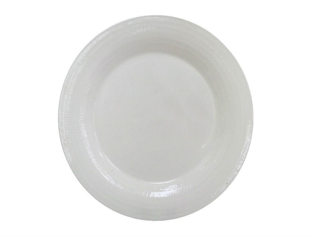Plato Redondo Blanco 9 Ceramica 23 Cm