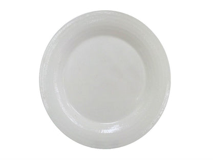 Plato Redondo Blanco 9 Ceramica 23 Cm