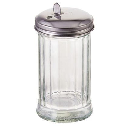 Azucarero Vidrio Tapa Metálica 12 Oz Winco
