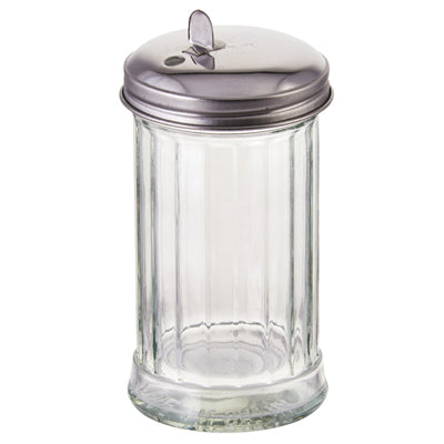 Azucarero Vidrio Tapa Metálica 12 Oz Winco