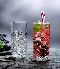 Set de 6 Vasos Vidrio Alto Timeless 295cc