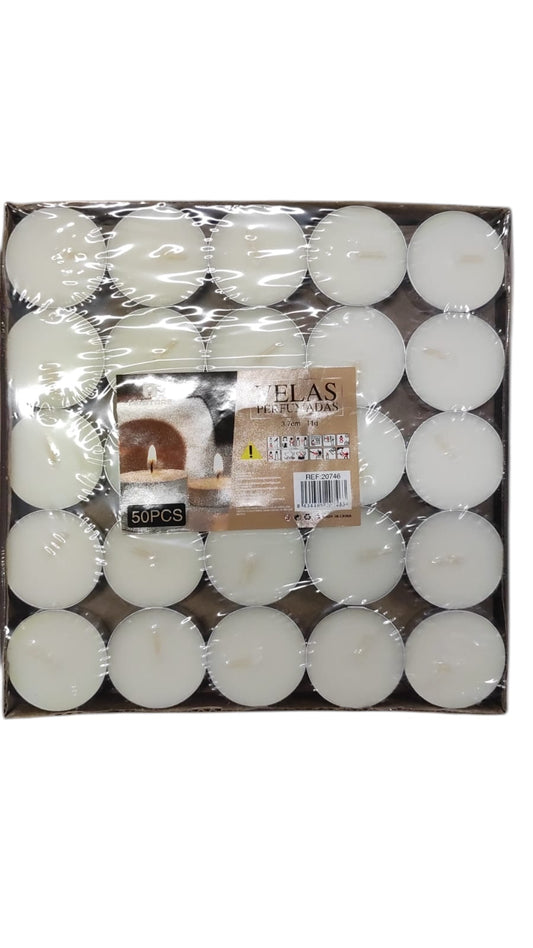 Pack De 50 Velas Perfumada 3.7cm