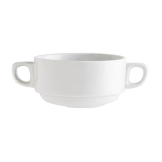 Taza Consome Porcelana Blanco 300cc Star Round