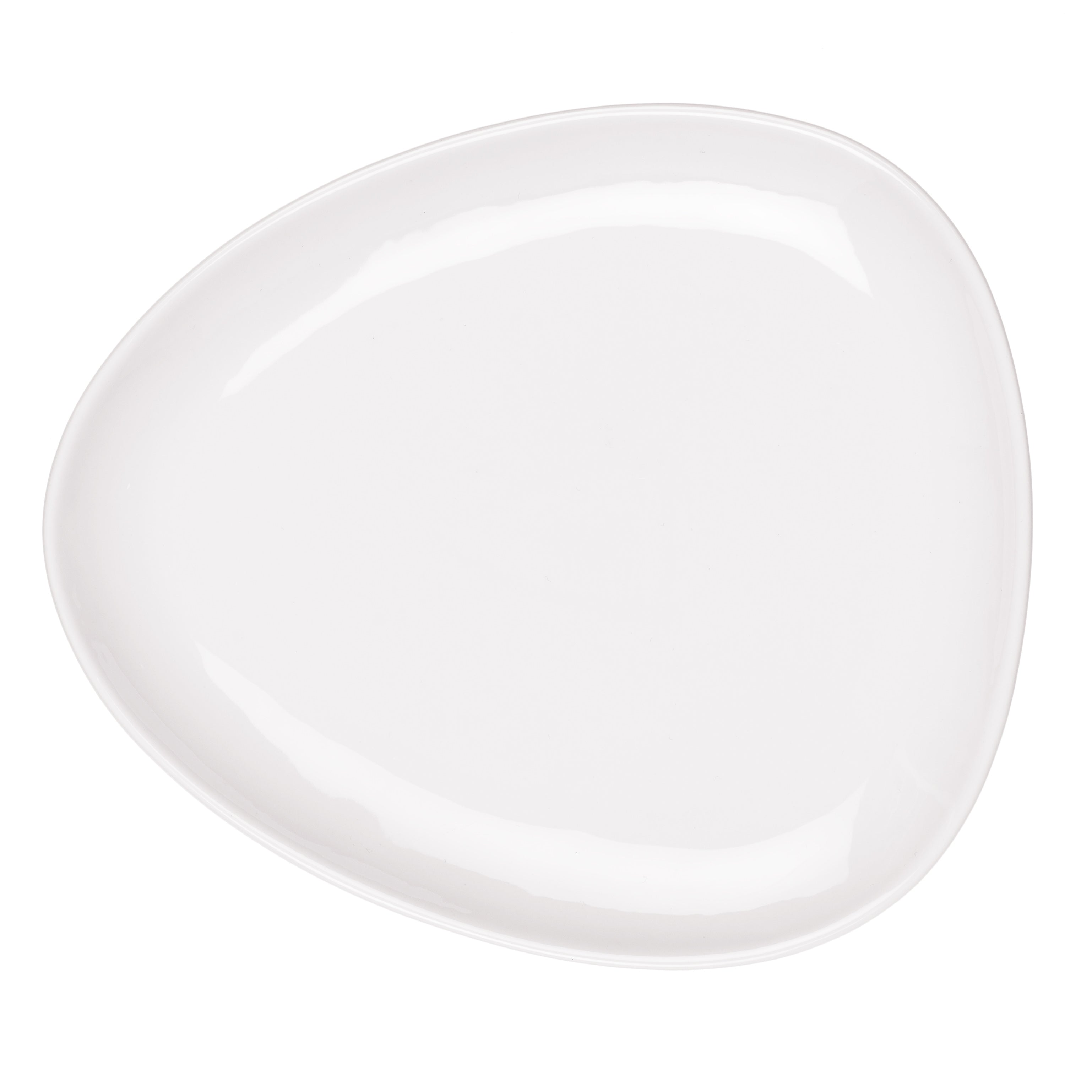 Plato Gota Bajo Porcelana Blanco 25cm Star Design