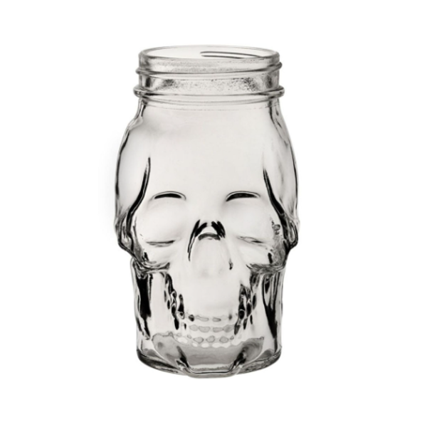 Vaso Vidrio Bajo Skull 500Cc Utopia