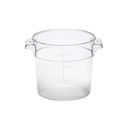 Contenedor Redondo Policarbonato  12QT sin tapa