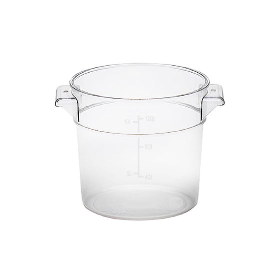 Contenedor Redondo Policarbonato  12QT sin tapa