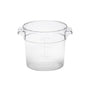 Contenedor Redondo Policarbonato  12QT sin tapa